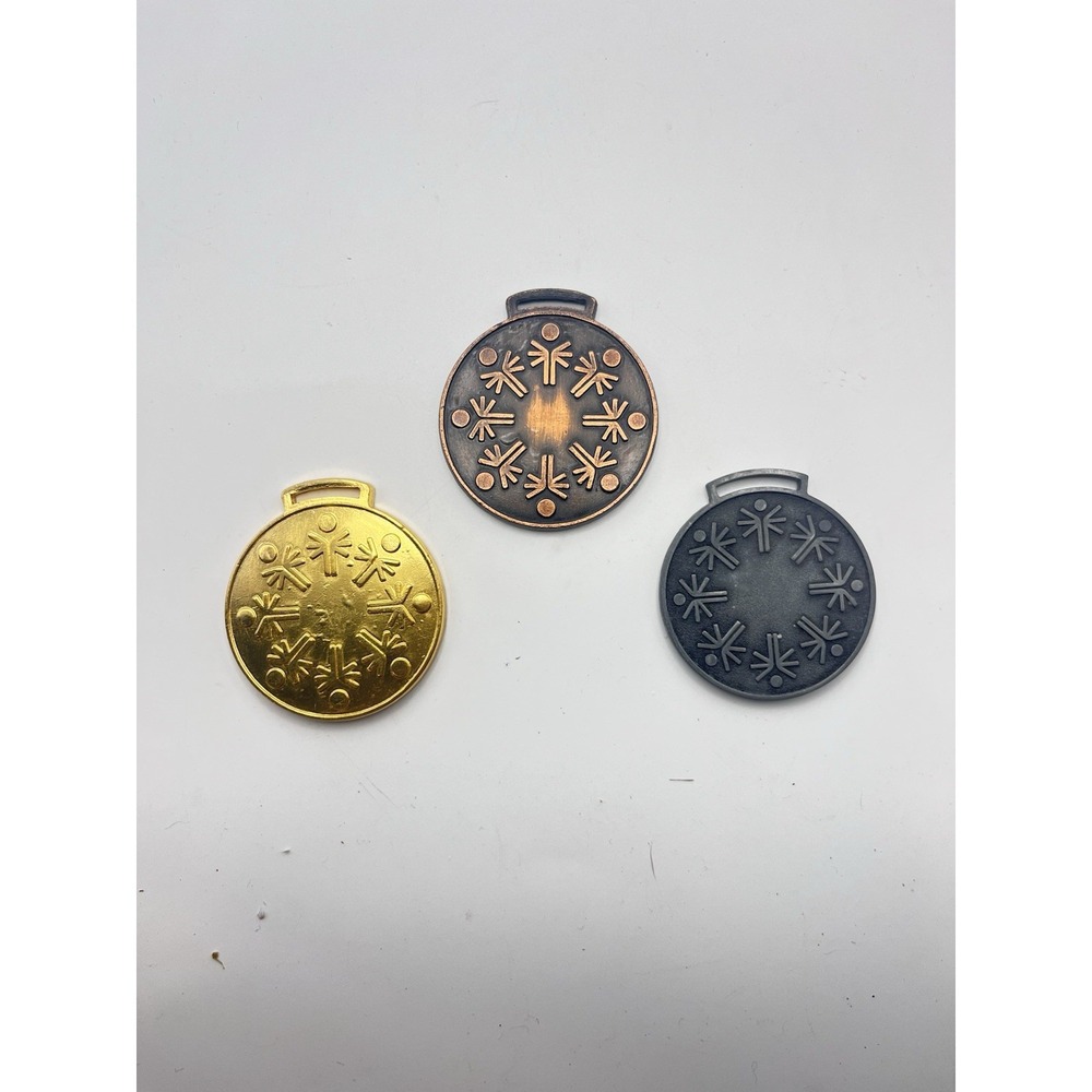 Vtg 1970's Special Olympics‎ Metals Gold Silver Bronze Kennedy Foundation